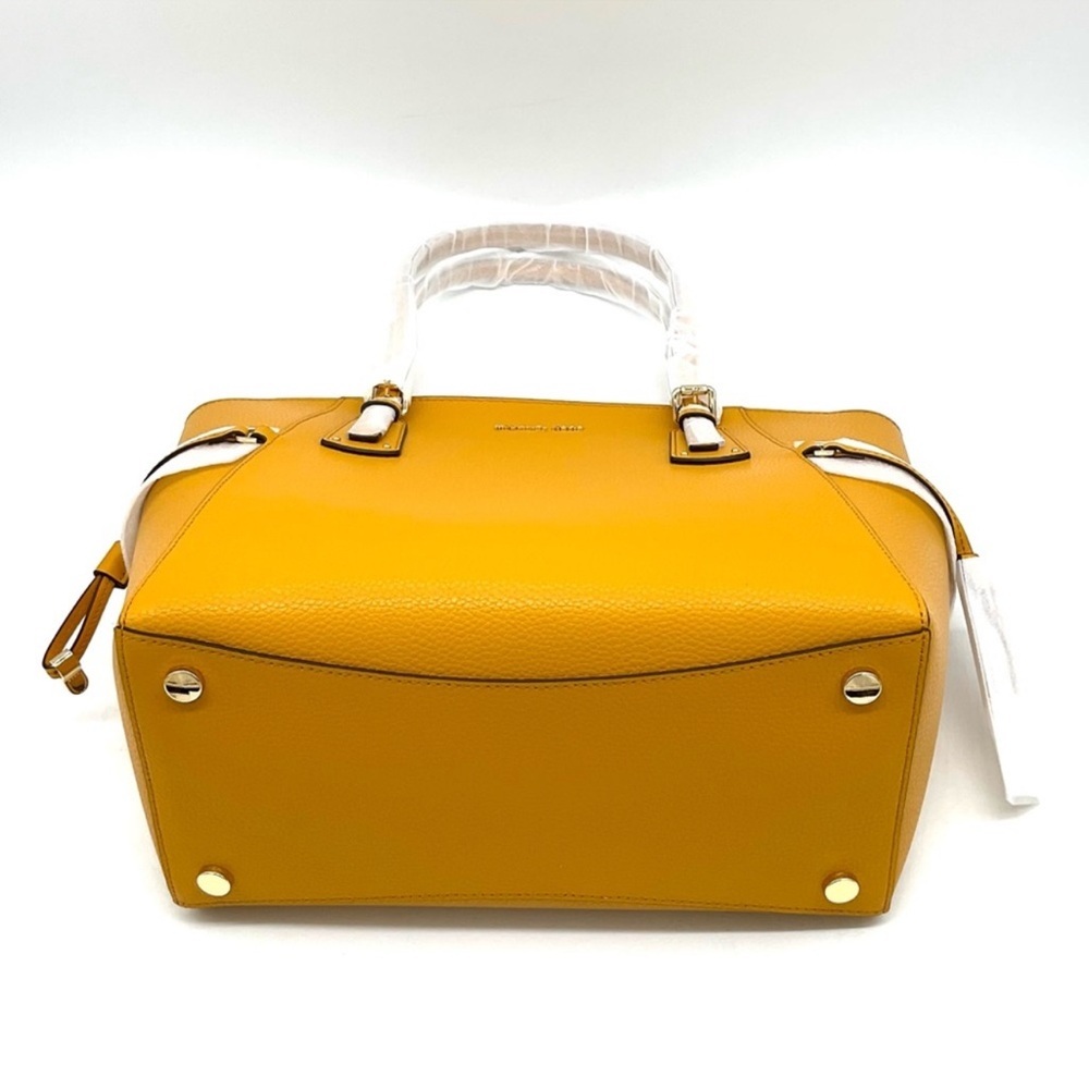 Michael Kors Voyager EW Tote Bag Leather Marigold - Picture 6 of 9